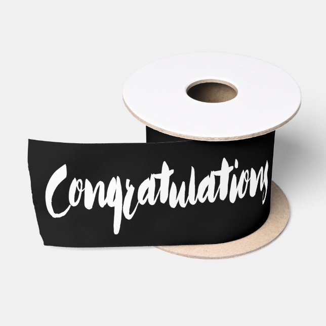 Ruban En Satin Obtention du diplôme de félicitations votre (Bobine)
