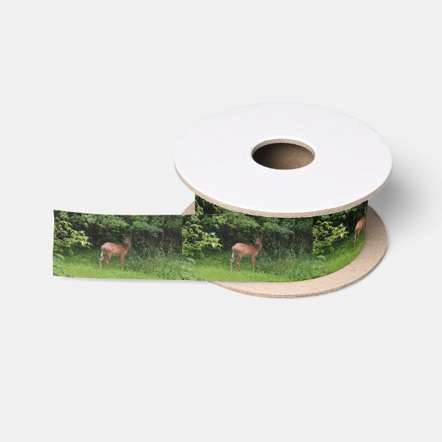Ruban En Satin Oh cerfs communs ! (Bobine)