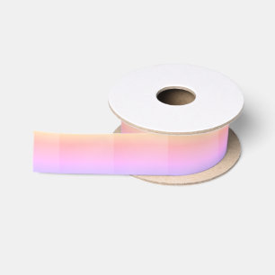 Ruban En Satin Ombre arc-en-ciel