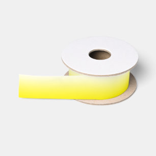 Ruban En Satin Ombre jaune brillant