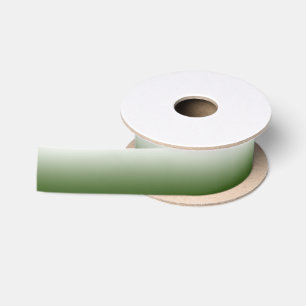 Ruban En Satin Ombre vert de forêt