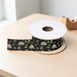 Ruban En Satin Opossums noirs