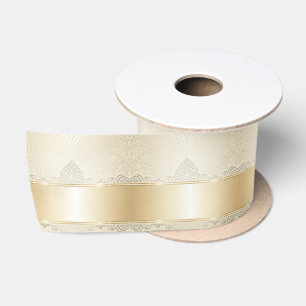 Ruban En Satin Or, damassé, argent, champagne, élégant, chic, 