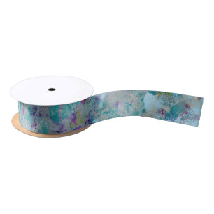 Ruban En Satin Original Moderne Un Design D'Art Abstrait