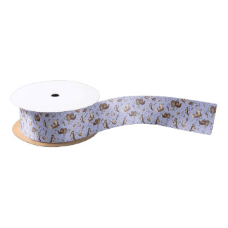 Ruban En Satin Otter en violet