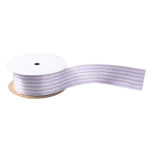 Ruban En Satin Pale Striped