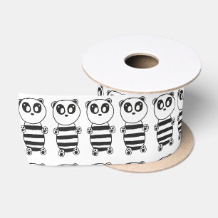 Ruban En Satin Panda Kids