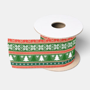 Ruban En Satin Papier à enveloppement doux de Noël