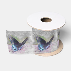 Ruban En Satin papillon animal artistique