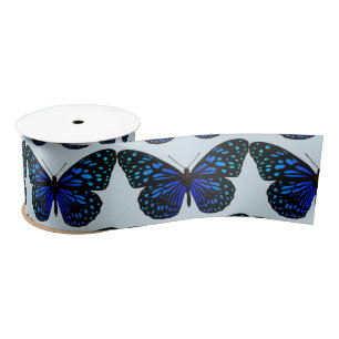 Ruban En Satin Papillon bleu Thunder_Cove