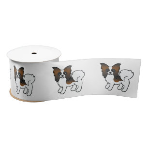 Ruban En Satin Papillon Sable Chien de Dessin Animé Mignon