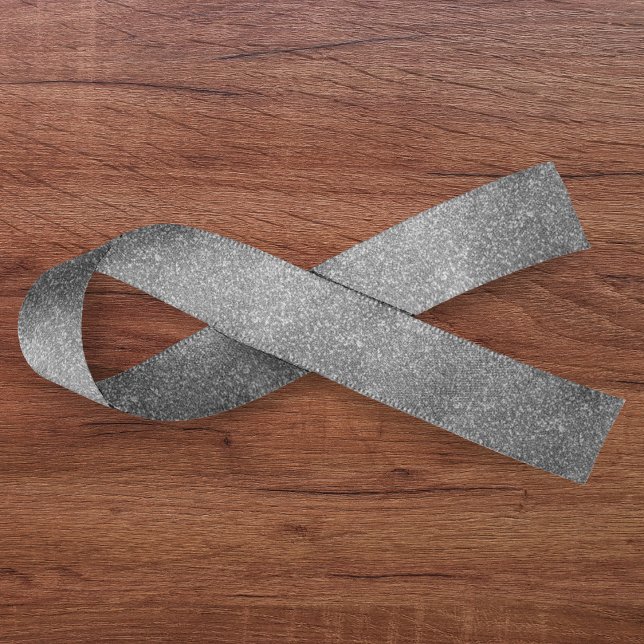 Ruban En Satin Parties scintillant argentée (Silver Glitter Satin Ribbon
)