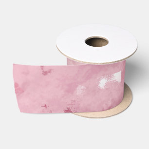 Ruban En Satin Parties scintillant or rose Rose