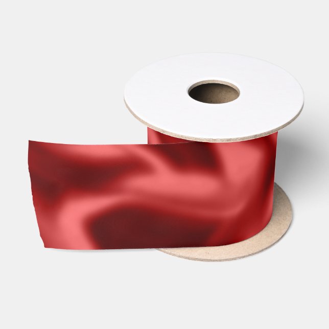 Ruban En Satin Passion Red Faux Satin Mariage (Bobine)