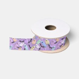 Ruban En Satin Pastel Ghost