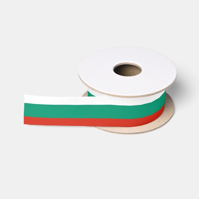 Ruban En Satin Patriotic Bulgarian (Bobine)