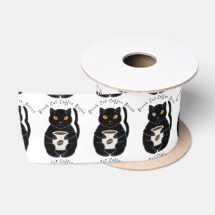 Ruban En Satin Pause café au Chat Noir Thunder_Cove 