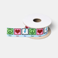 Peace Love Run - Coureur de piste mignonne