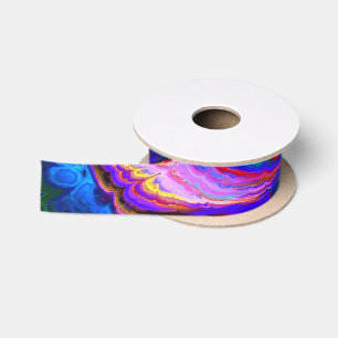 Ruban En Satin Peintures à teintes pourpres modernes