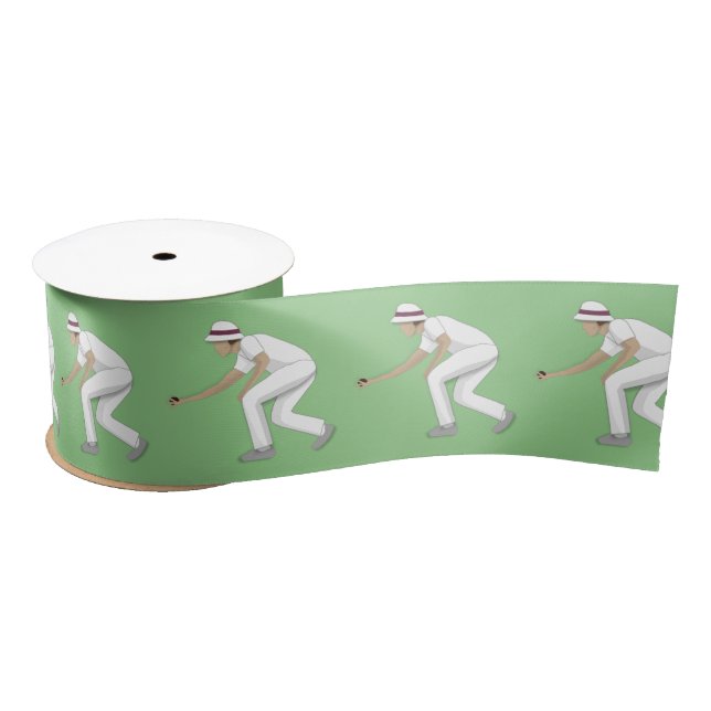 Ruban En Satin Pelouse Bowls (Bobine)