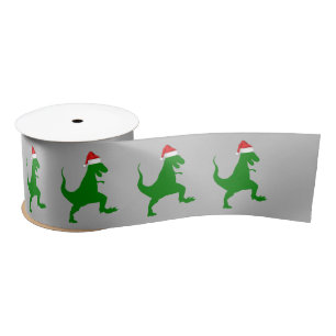 Ruban En Satin Père Noël T-Rex