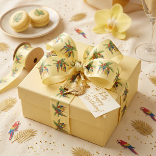 Ruban En Satin Perroquet