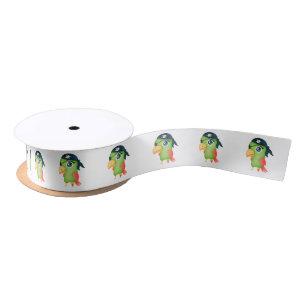 Ruban En Satin Perroquet de pirates