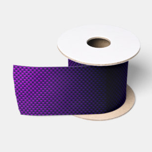 Ruban En Satin Personnaliser la fibre de carbone noire violette