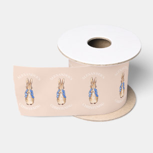 Ruban En Satin Personnaliser Pierre le lapin Christening