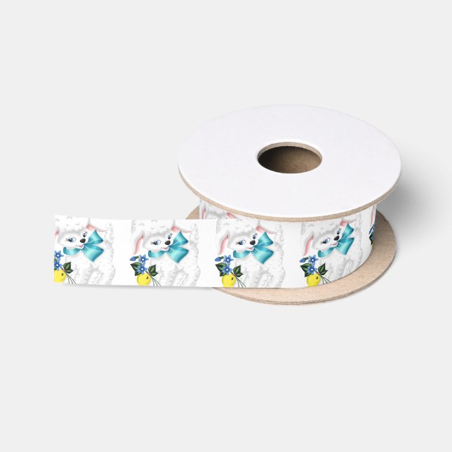 Ruban En Satin Petit agneau (Bobine)