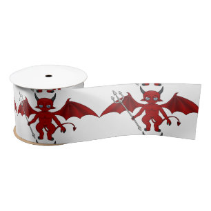 Ruban En Satin Petit diable rouge Thunder_Cove