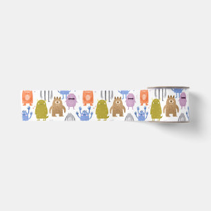 Ruban En Satin Petits monstres pour enfants