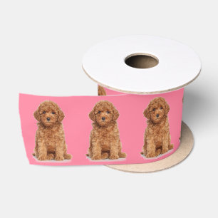 Ruban En Satin Photo personnalisée image personnalisée rose