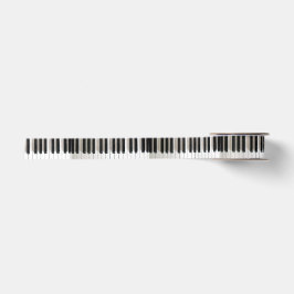 Ruban En Satin piano de musique noir et blanc