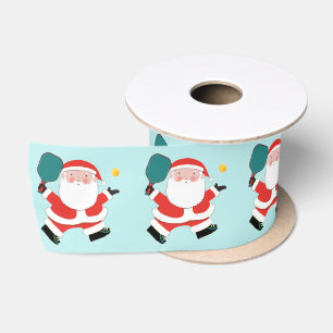 Ruban En Satin Pickleball Noël Satin Ribbon