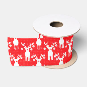 Ruban En Satin Pickleball Reindees Joyeux Noël 🎁