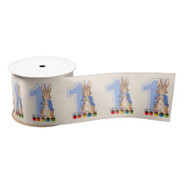 Ruban En Satin Pierre le lapin Premiers cupcakes & bougies