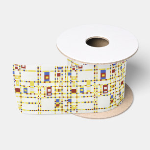 Ruban En Satin Piet Mondrian Broadway Boogie Woogie Art Abstrait