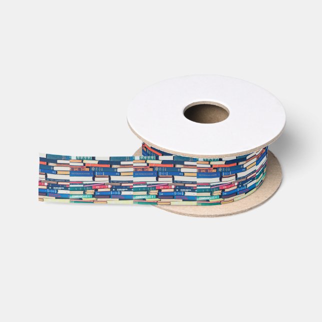 Ruban En Satin Pile de livres (Bobine)