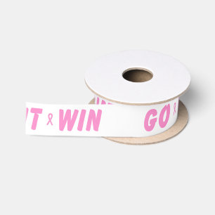 Ruban En Satin Pink Go Fight Win