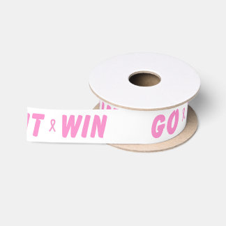 Ruban En Satin Pink Go Fight Win