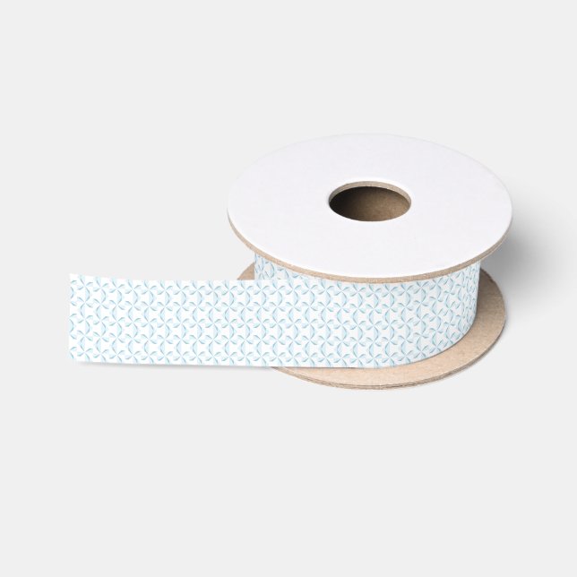 Ruban En Satin Pinroues bleues Sky (Bobine)