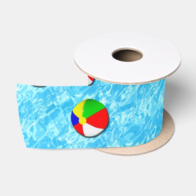 Ruban En Satin Piscine Party cadeau de natation (Bobine)