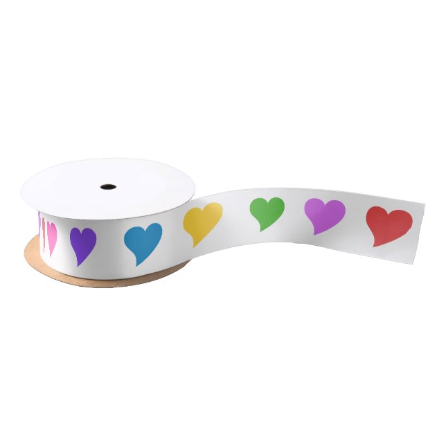 Ruban En Satin Playful Hearts (Bobine)
