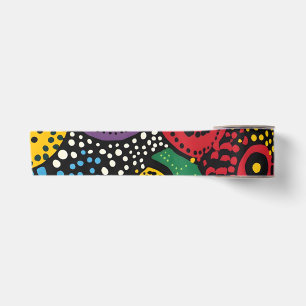 Ruban En Satin Point Abstrait art 8