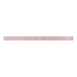 Ruban En Satin Pointe de polka noir rose