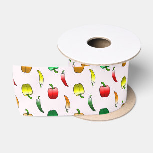 Ruban En Satin Poivrons Bell et poivrons longs doux