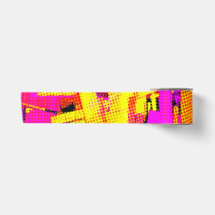 Ruban En Satin Pop Art Confetti 