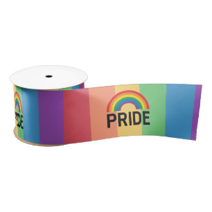Ruban En Satin Pride arc-en-ciel