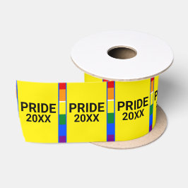 Ruban En Satin Pride Rainbow LGBT Modèle LGBTQ